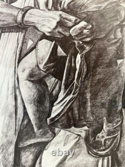 RARE Vintage 1974 African American BLACK ARTS Lithograph, LAWHORN Signed