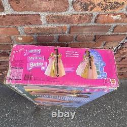 RARE Vintage 1997 MATTEL My Size Barbie African American Rapunzel With Box