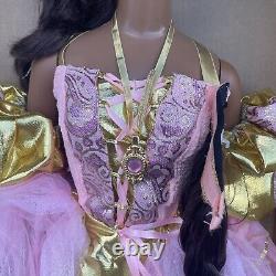 RARE Vintage 1997 MATTEL My Size Barbie African American Rapunzel With Box