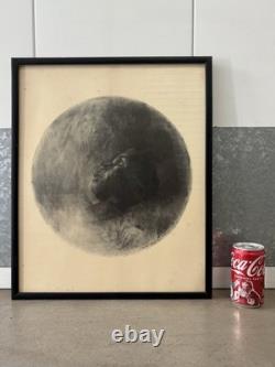 RARE Vintage African American Black VISION Portrait Lithograph, Charles WHITE