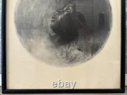 RARE Vintage African American Black VISION Portrait Lithograph, Charles WHITE