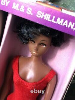 RARE Vintage Black Barbie-Clone Doll African American M & S Shillman Maxi Mod