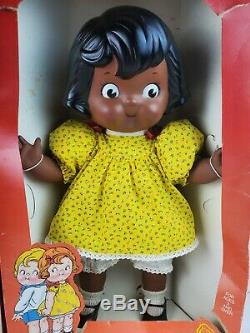 RARE Vintage Campbell Campbell's Soup Kids African American Black Doll Set withBox