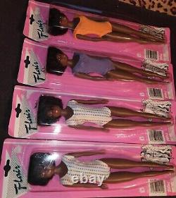 RARE-Vintage-Totsy-African American Flair Fashion Dolls-Set Of 4