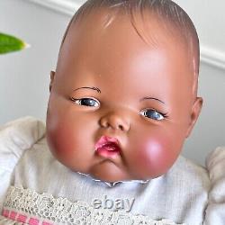RARE vintage 1982 Ideal Newborn Baby Tiny Thumbelina 17 Black African American