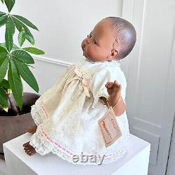 RARE vintage 1982 Ideal Newborn Baby Tiny Thumbelina 17 Black African American