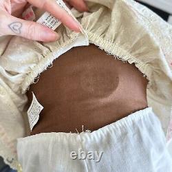 RARE vintage 1982 Ideal Newborn Baby Tiny Thumbelina 17 Black African American