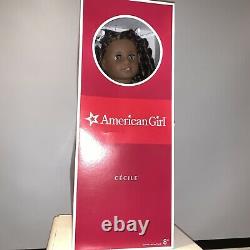 RETIRED American Girl Doll, Cecile Rey, with original box, book, parlor outfit