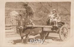 RPPC Postcard African American Black Nanny with White Children Hot Springs AR 1920