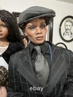 RUSTIE MANNEQUIN GWEN ROSS LIFE SIZE 44 Realistic ARTIST DOLL AFRICAN AMERICAN