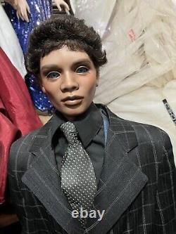 RUSTIE MANNEQUIN GWEN ROSS LIFE SIZE 44 Realistic ARTIST DOLL AFRICAN AMERICAN