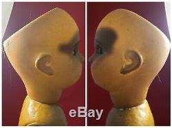 Rare 16 1/2 Inch Tete Jumeau Mulotto Brown Complexion