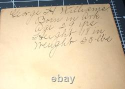 Rare 1890s African American Man CIRCUS Little Person Black History WENDT PHOTO