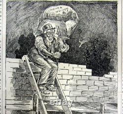 Rare 1891 African-American newspaper with political CARTOONS of the JIM CROW ERA