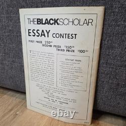 Rare 1970 The Black Scholar Journal 8 Issue Lot African American Black Studies