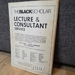 Rare 1970 The Black Scholar Journal 8 Issue Lot African American Black Studies
