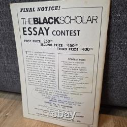 Rare 1970 The Black Scholar Journal 8 Issue Lot African American Black Studies