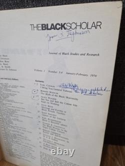 Rare 1970 The Black Scholar Journal 8 Issue Lot African American Black Studies