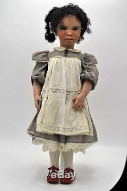 Rare 22 Susan Krey Black Girl LE#7/25 Porcelain 1988 Posable Marked Original EX