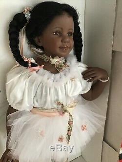 Rare 28 Jasmine Gadco Rotraut Schrott Black Ballerina Doll Nib Coa Ship Intl