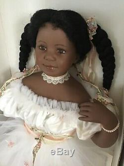 Rare 28 Jasmine Gadco Rotraut Schrott Black Ballerina Doll Nib Coa Ship Intl