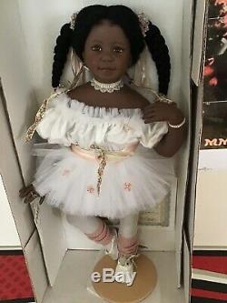 Rare 28 Jasmine Gadco Rotraut Schrott Black Ballerina Doll Nib Coa Ship Intl