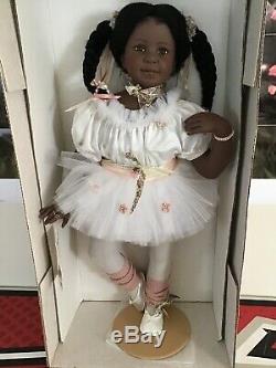 Rare 28 Jasmine Gadco Rotraut Schrott Black Ballerina Doll Nib Coa Ship Intl