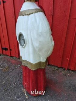 Rare 48 Poloron Christmas Blow Mold African American Black Choir Caroler READ