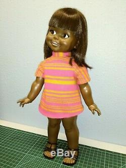 Rare AFRICAN AMERICAN, black, GIGGLES ALL ORIG BY IDEAL DOLL CORP 1967