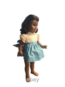 Rare African American Black Chatty Cathy 1962, Original Dress, And Extra Dress