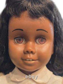 Rare African American Black Chatty Cathy 1962, Original Dress, And Extra Dress