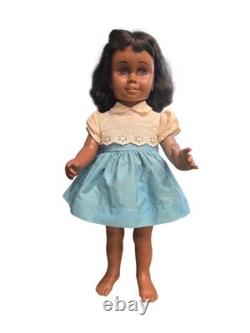 Rare African American Black Chatty Cathy 1962, Original Dress, And Extra Dress