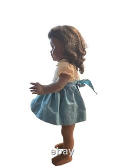 Rare African American Black Chatty Cathy 1962, Original Dress, And Extra Dress