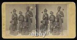 Rare African American Boys 1800s Georgia Stereoview Photo Black Occupational 3d