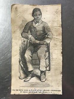 Rare Antique 1860 Blind Tom African American Negro Slave Pianist Osborn & Durbec