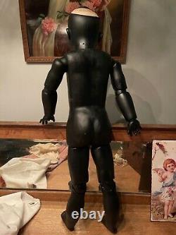 Rare Antique Black Bisque Armand Marseille DollPrecious Child Doll