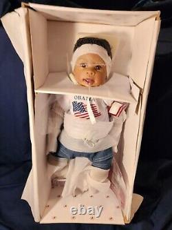 Rare Ashton Drake Obama Birth Of Hope Doll Mint With The Original NRFB