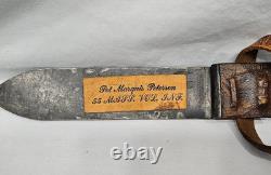 Rare Black African American Union Civil War Soldier Lot Including Bowie Knife