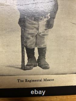 Rare Buffalo Soldier Photo Uniform African American Child Black 1908 RPPC