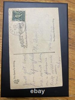 Rare Buffalo Soldier Photo Uniform African American Child Black 1908 RPPC