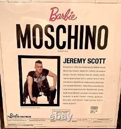 Rare Designer Moschino AA Barbie NRFB Limited Edition Collector Doll