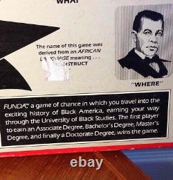 Rare FUNDA Black History/Studies Board-Game African American Boardgame1989 VTG