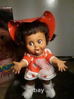 Rare! Galoob 1990 Baby Face So Surprised Suzie Black African American Doll
