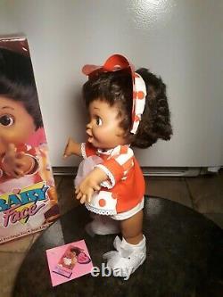 Rare! Galoob 1990 Baby Face So Surprised Suzie Black African American Doll