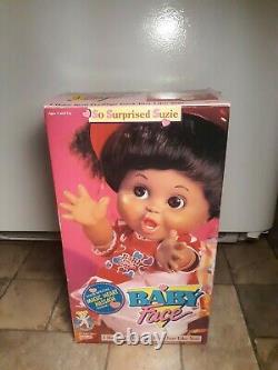 Rare! Galoob 1990 Baby Face So Surprised Suzie Black African American Doll