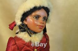 Rare HTF OOAK Anna Abigail Brahms 19 Black Girl Doll Original Marked VGC