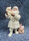 Rare Lenox SANTA'S FAVORITE African American Cultural Figurine with Bear Black