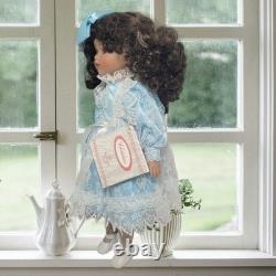 Rare! NIB African American Black Girl Doll Chatelaine Porcelain Fine Collectible