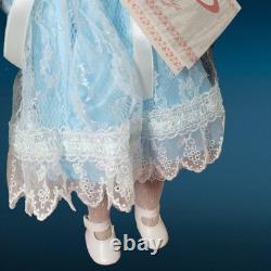Rare! NIB African American Black Girl Doll Chatelaine Porcelain Fine Collectible