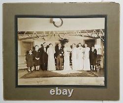 Rare Older African American Couple Wedding Antique Photos Clock 5 Minutes Apart